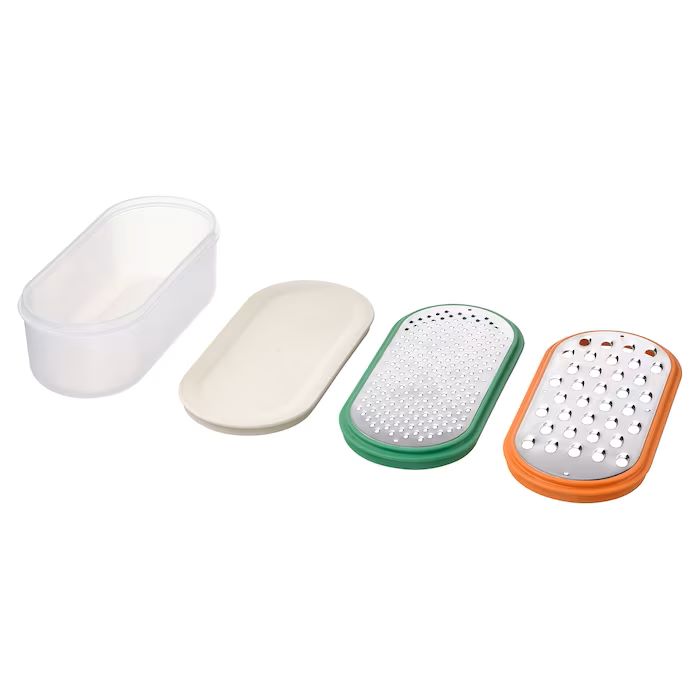 Grater with container, set of 4